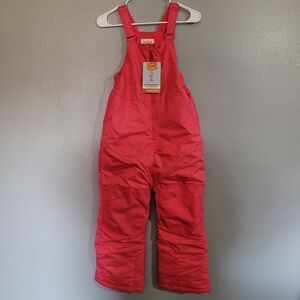 Cat & Jack Pink Snow Bib Overalls